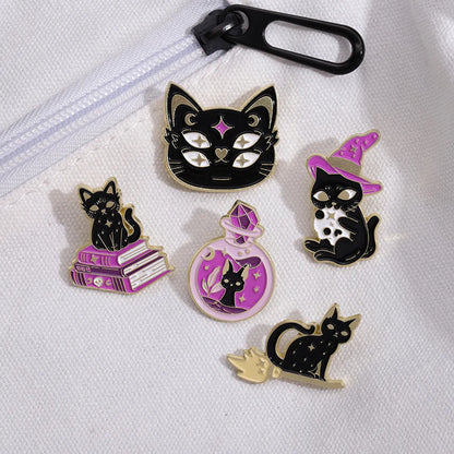 Commute Cat Zinc Alloy Plating Unisex Brooches