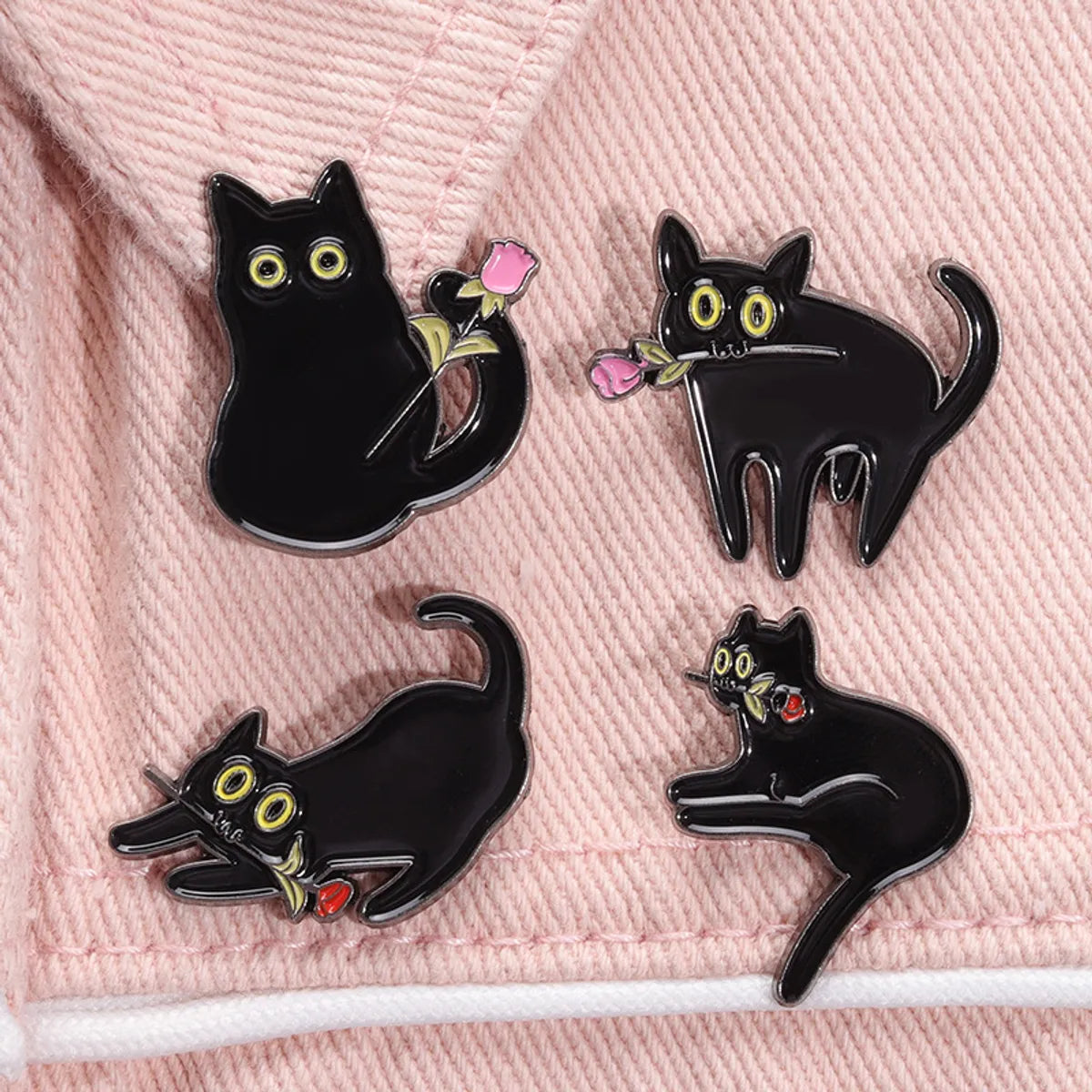 Commute Cat Zinc Alloy Plating Unisex Brooches