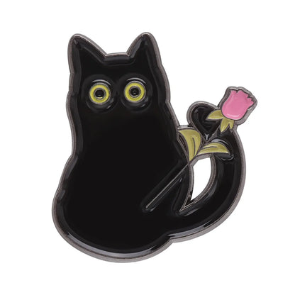 Commute Cat Zinc Alloy Plating Unisex Brooches