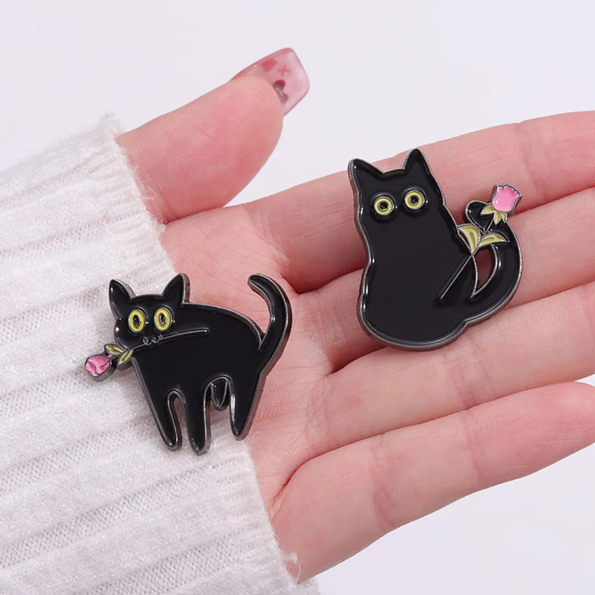 Commute Cat Zinc Alloy Plating Unisex Brooches