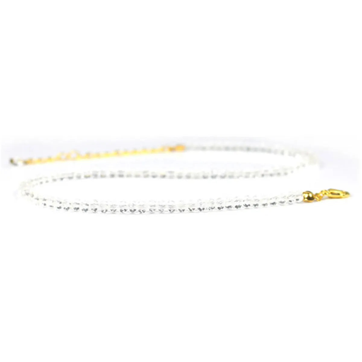 Commute Geometric Artificial Crystal Beaded Women'S Necklace