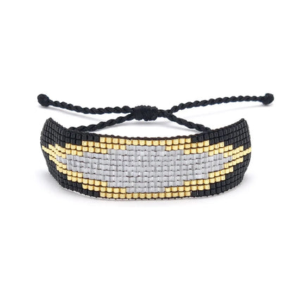 Commute Heart Shape Seed Bead Patchwork Women'S Bracelets