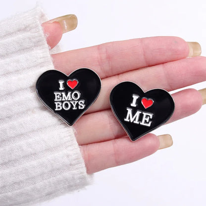 Commute Heart Shape Zinc Alloy Plating Unisex Brooches