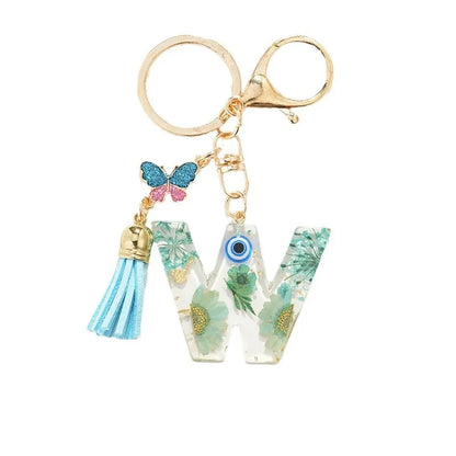 Commute Letter Metal Women'S Bag Pendant Keychain