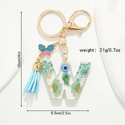 Commute Letter Metal Women'S Bag Pendant Keychain