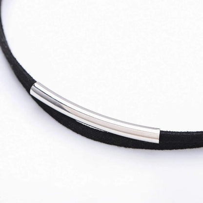 Commute Solid Color Alloy Nylon Wholesale Choker