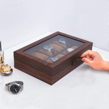 Commute Solid Color Wood Jewelry Boxes