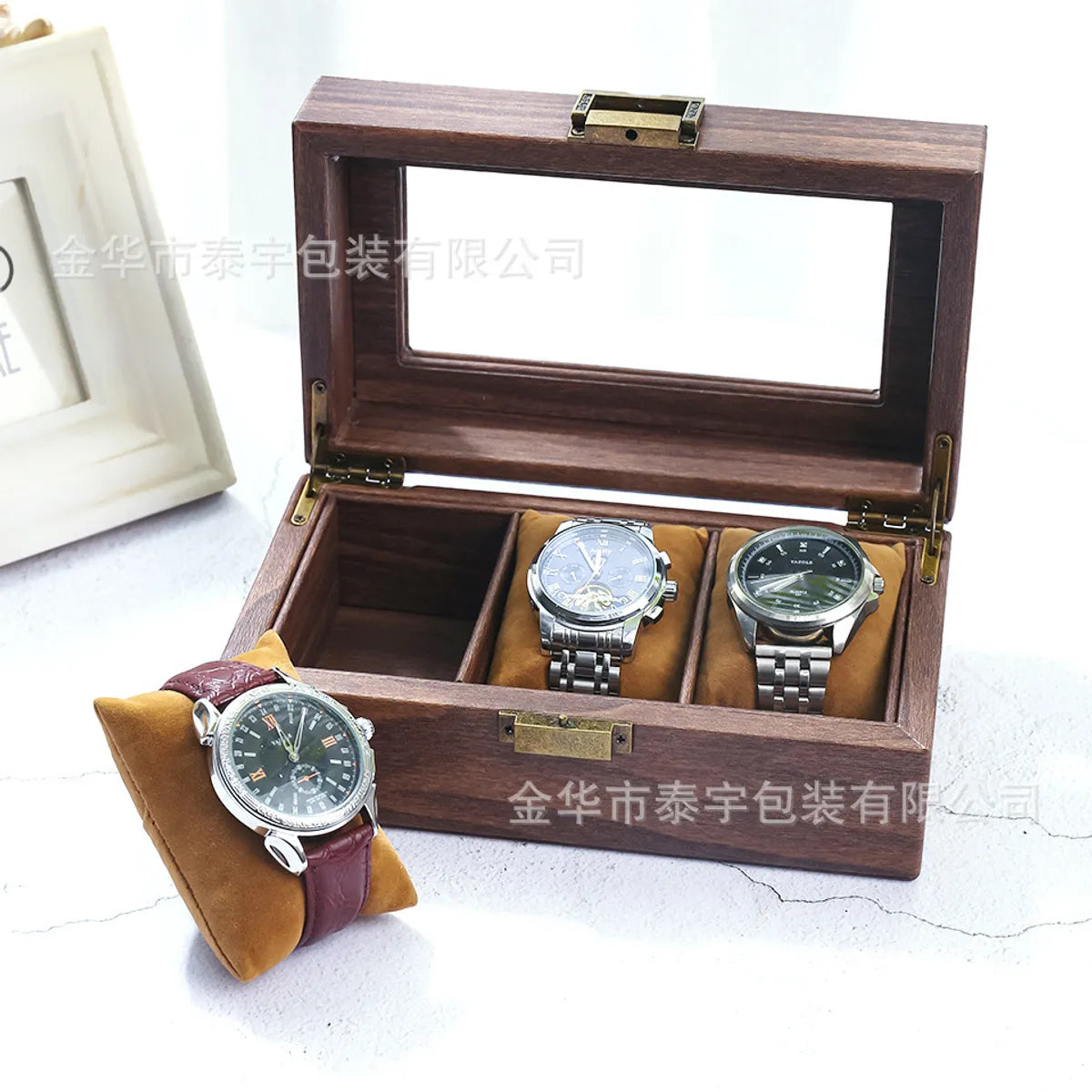 Commute Solid Color Wood Jewelry Boxes