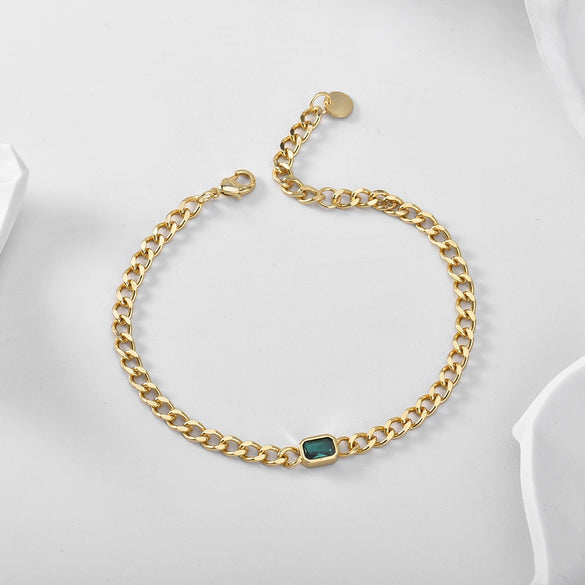 Commuter Bracelet Copper Geometric Style