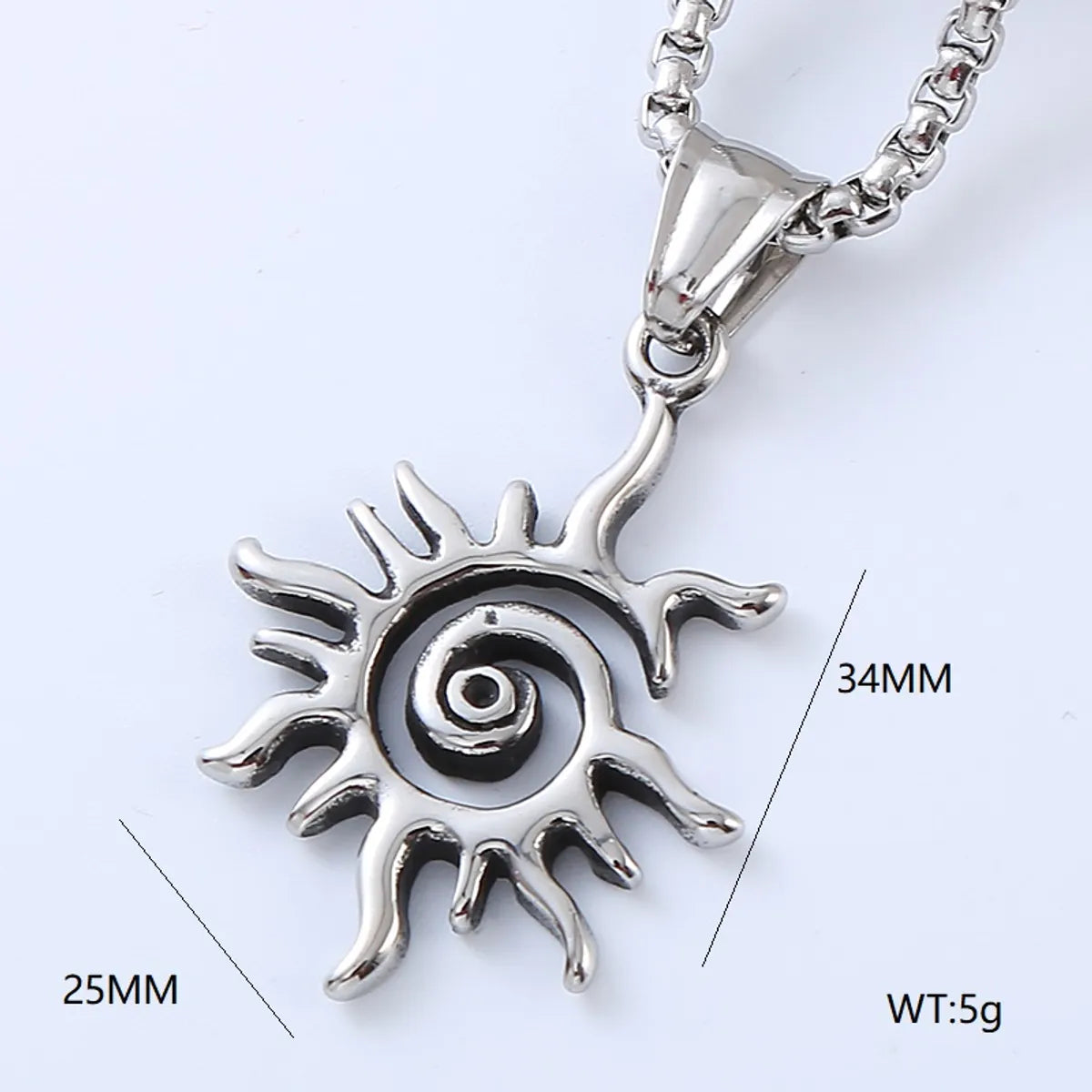 Cool Style Human Anchor Dragonfly 304 Stainless Steel No Inlaid Men'S Pendant Necklace Long Necklace