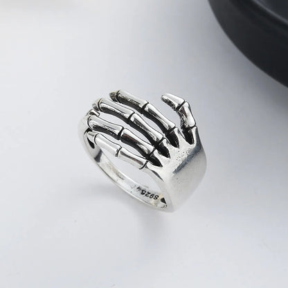 Cool Style Palm Copper Plating Open Ring