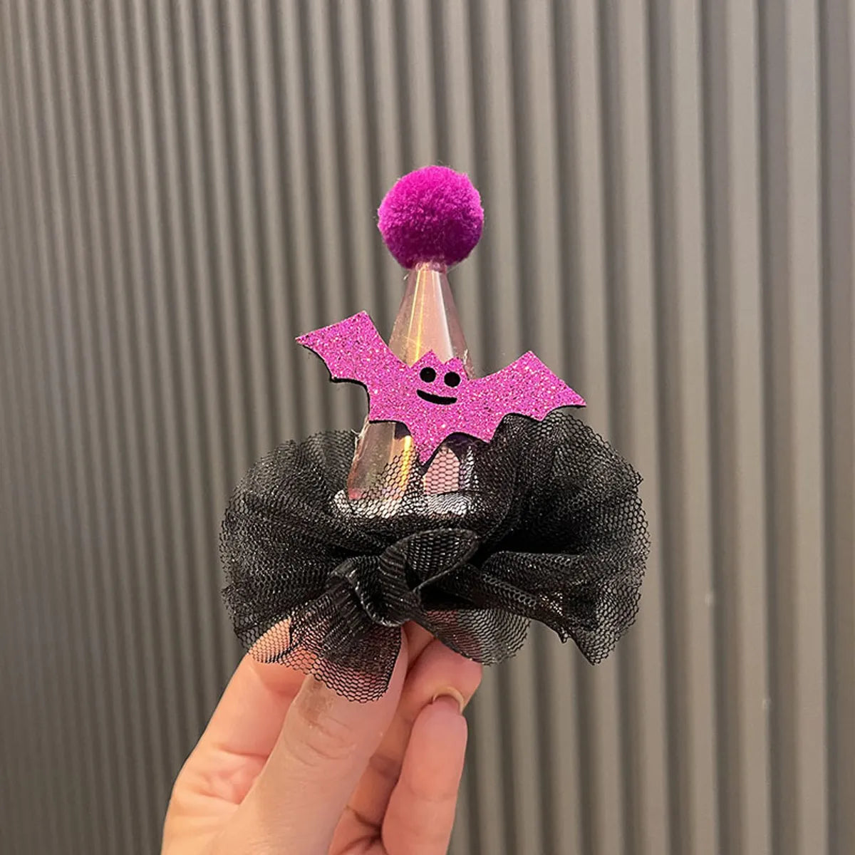 Cool Style Pumpkin Bat Ghost Cloth Lace Laser Hair Clip Hair Band 1 Piece