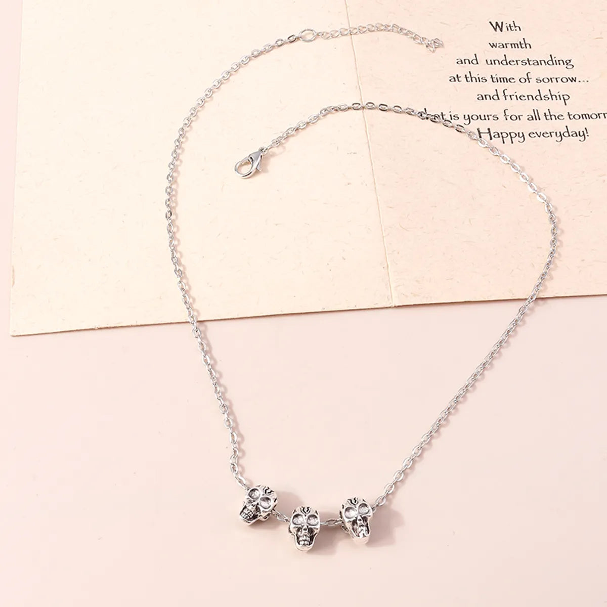 Cool Style Skull Alloy Plating Women's Necklace