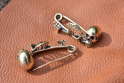 Cool Style Skull Alloy Plating Unisex Brooches