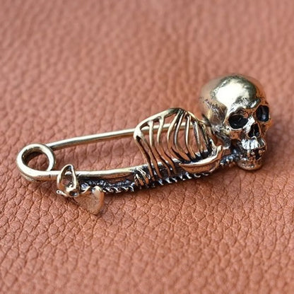 Cool Style Skull Alloy Plating Unisex Brooches