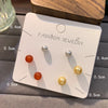 Copper 14K Gold Plated 16K Gold Plated Casual Cute Shiny Plating Inlay Fruit Snowflake Artificial Diamond Ear Studs