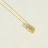 Copper 14K Gold Plated Simple Style Inlay Letter Zircon Pendant Necklace