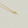 Copper 14K Gold Plated Simple Style Letter Copper Pendant Necklace