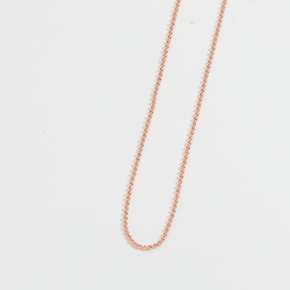 Copper 14K Gold Plated Solid Color Necklace