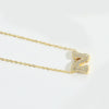 Copper 14K Gold Plated Vintage Style Simple Style Commute Inlay Letter Zircon Pendant Necklace