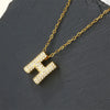 Copper 18K Gold Plated Casual Simple Style Inlay Letter Zircon Pendant Necklace