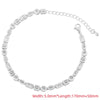 Copper 18K Gold Plated Elegant Luxurious Shiny Plating Inlay Irregular Round Zircon Bracelets Necklace