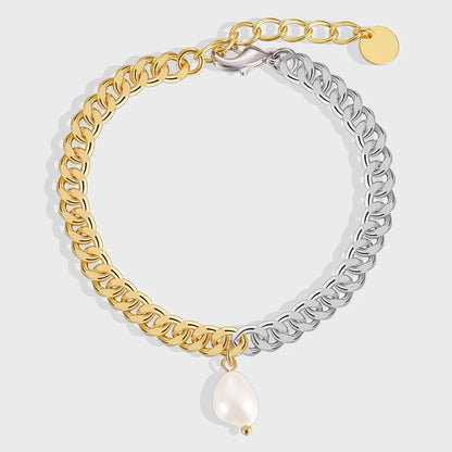 Copper 18K Gold Plated Gold Plated 0.03 M Casual Vacation Plating Inlay Color Block Pearl Zircon Bracelets