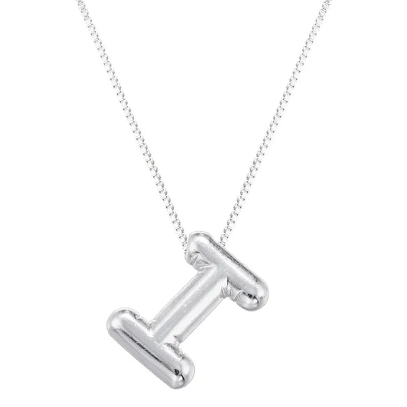 Copper 18K Gold Plated Letter Pendant Necklace