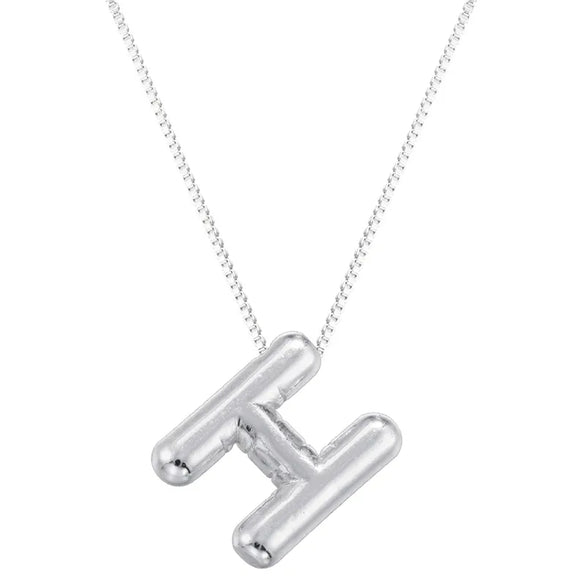 Copper 18K Gold Plated Letter Pendant Necklace