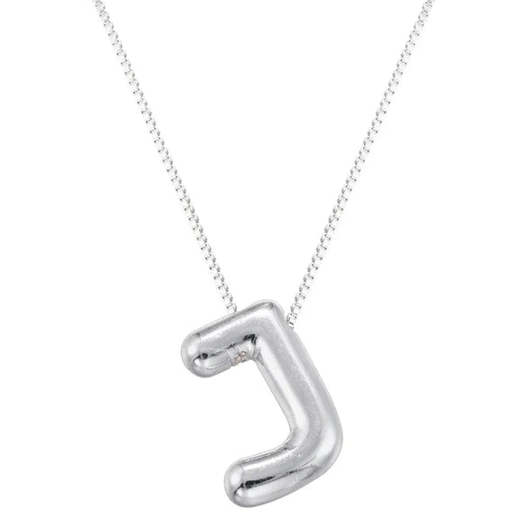 Copper 18K Gold Plated Letter Pendant Necklace