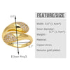 Copper 18K Gold Plated Modern Style Simple Style Plating Inlay Water Droplets Wings Zircon Open Rings