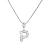 Copper 18K Gold Plated Plating Inlay Letter Artificial Pearls Pendant Necklace