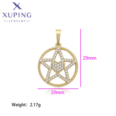 Copper 18K Gold Plated Plating Star Artificial Gemstones