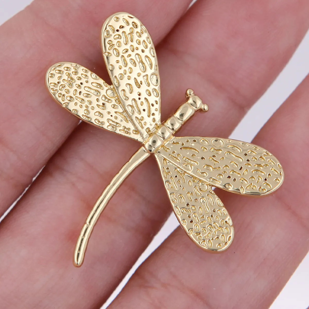 Copper 18K Gold Plated Plating Sun Heart Shape Dragonfly Open Rings