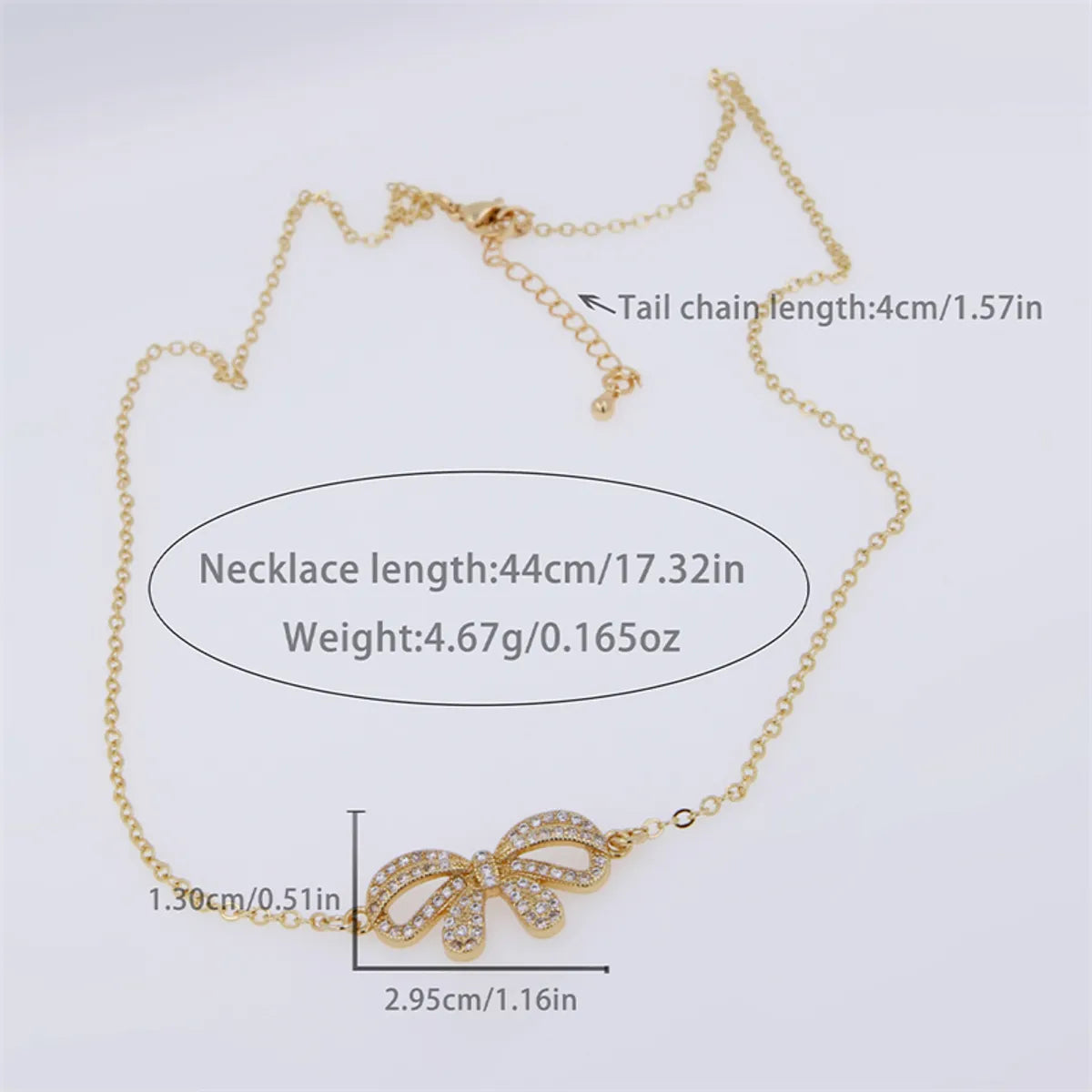 Copper 18K Gold Plated Simple Style Classic Style Flower Butterfly Plating Inlay Zircon Pendant Necklace