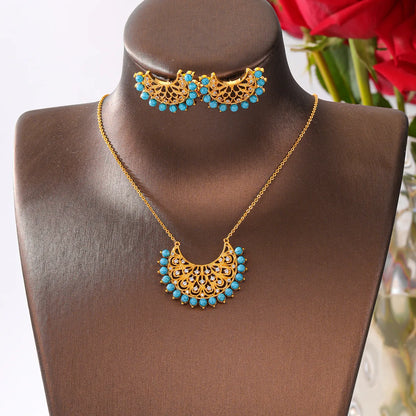 Copper 18K Gold Plated Simple Style Classic Style Inlay Solid Color Zircon Jewelry Set