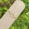 Copper 18K Gold Plated Simple Style Classic Style Plating Inlay Heart Shape Bow Knot Bowtie Zircon Bracelets