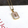 Copper 18K Gold Plated Simple Style Classic Style Plating Inlay Letter Shell Pendant Necklace