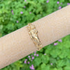 Copper 18K Gold Plated Simple Style Classic Style Plating Inlay Portrait Zircon Bracelets