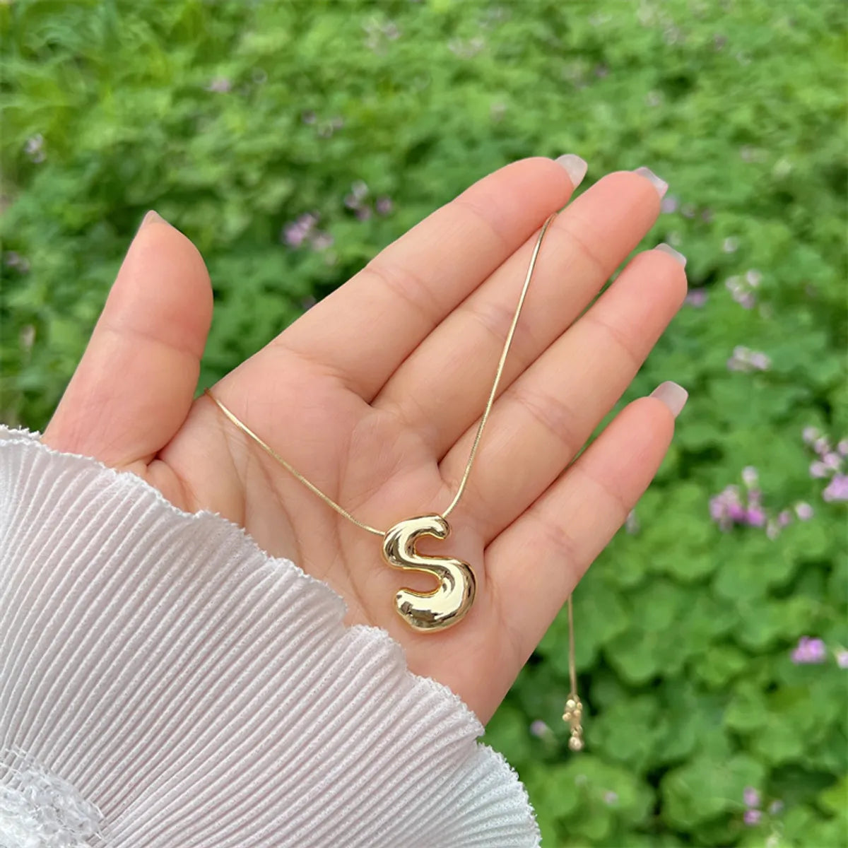 Copper 18K Gold Plated Simple Style Classic Style Plating Letter Copper