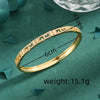 Copper 18K Gold Plated Simple Style Inlay Geometric Zircon Bangle