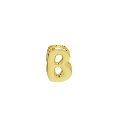 Copper 18K Gold Plated Simple Style Plating Letter Pendants