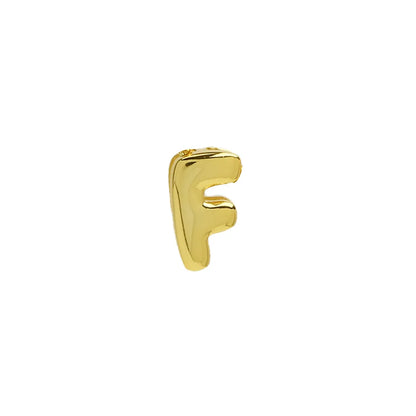 Copper 18K Gold Plated Simple Style Plating Letter Pendants