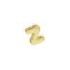 Copper 18K Gold Plated Simple Style Plating Letter Pendants