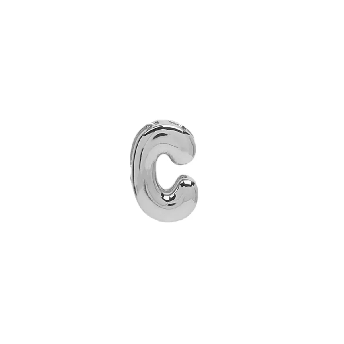 Copper 18K Gold Plated Simple Style Plating Letter Pendants