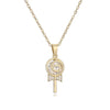 Copper 18K Gold Plated White Gold Plated Cute Sweet Commute Plating Inlay Lollipop Zircon Pendant Necklace