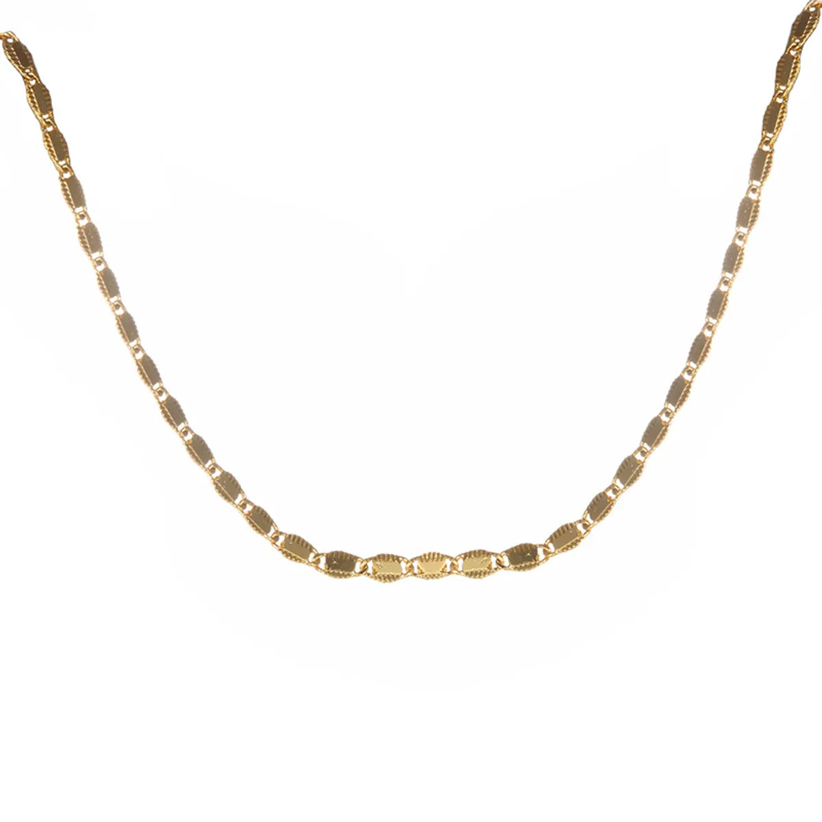 Copper 18K Gold Plated XUPING Simple Style Geometric Necklace