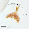Copper Animal Zodiac Shape Minimalist Diamond Pendant Necklace And Earrings Accessories