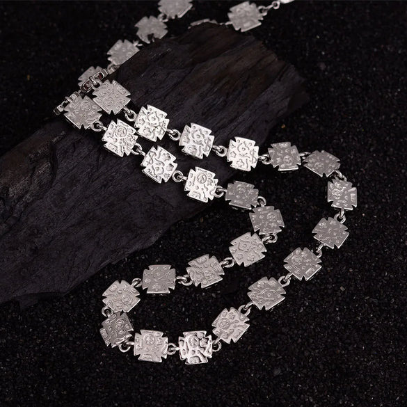 Copper Basic Modern Style Classic Style Square Bracelets Necklace