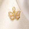 Copper Bee Butterfly Dragonfly Owl Dripping Oil Style Necklace Pendant Diy Accessories With Zircon Abalone Shellfish White Shellfish